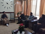 دیدارهیات رئیسه شبکه بهداشتی درمانی و آموزشی شهرستان با امام جمعه آباده
