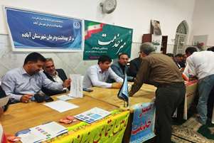 حضور رئیس مرکز بهداشت آباده در برنامه میز خدمت مردمی