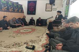 اقامه عزای سیدالشهداء در مرکز بهداشت شهرستان آباده
