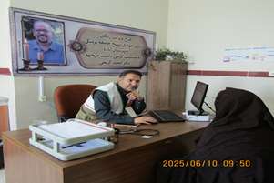 برگزاری اردوی جهادی سلامت محور در دهستان خسرو شیرین  آباده