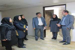بازدید ناظران دانشگاه علوم پزشکی شیراز ازاقدامات انجام شده درراه اندازی مرکز سراج آباده