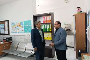  بازدید سرزده از روند آموزش و خدمات سلامت در پایگاه ولیعصر و مرکز آموزش بهیاری آباده
