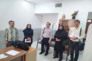 بازدید تیم مدیریت بیمارهای واگیر دانشگاه علوم پزشکی شیراز از مراکز بهداشتی آباده
