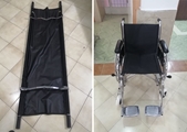اهدای یک دستگاه ویلچر و برانکارد توسط خیرین به مرکز بهداشتی درمانی شهر ایزدخواست