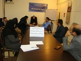 نشست هماهنگی کارگروه آموزش و اطلاع رسانی مرکز بهداشت آباده در اجرای پویش ملی سلامت