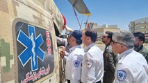 حضور رئیس اورژانس استان فارس در شهرستان آباده