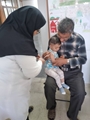  انجام نمونه گیری و واکسیناسیون بیماری سرخک سرخجه با جدیت در شهرستان آباده
